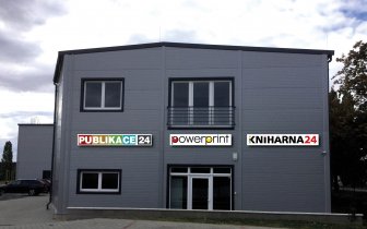 Naše produkční centrum a knihárna.